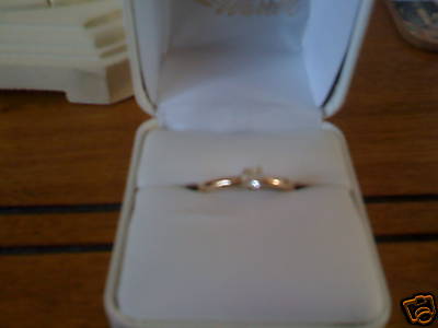Solitaire Diamond Promise Ring
