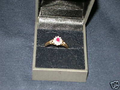 RUBY AND DIAMOND RING