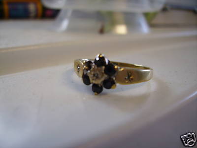 RING SAPPHIRE & DIAMOND